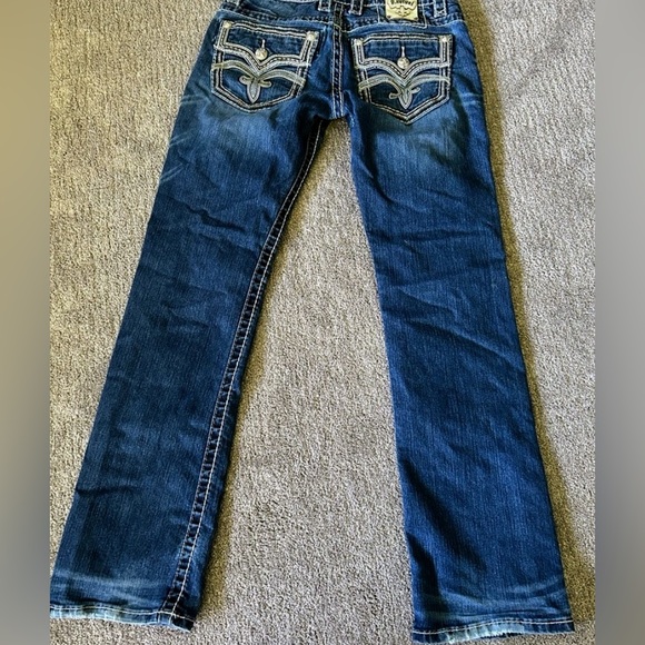 Rock Revival Format Slim-Straight Jeans - Picture 3 of 9